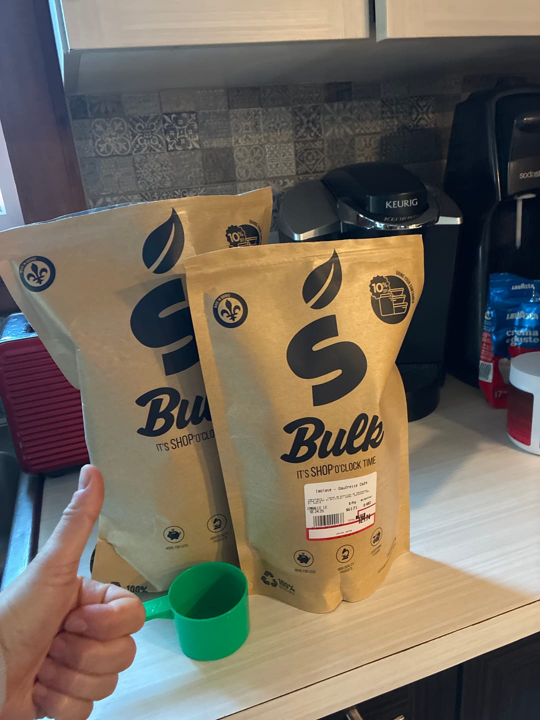 Customer photo review of VRAC - Whey (1lb)