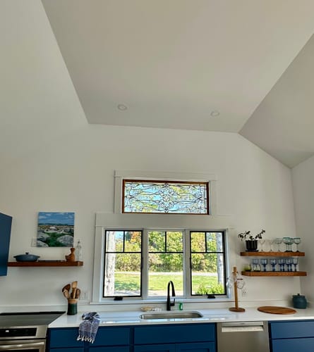 Customer photo review of Hardwood Floating Shelf