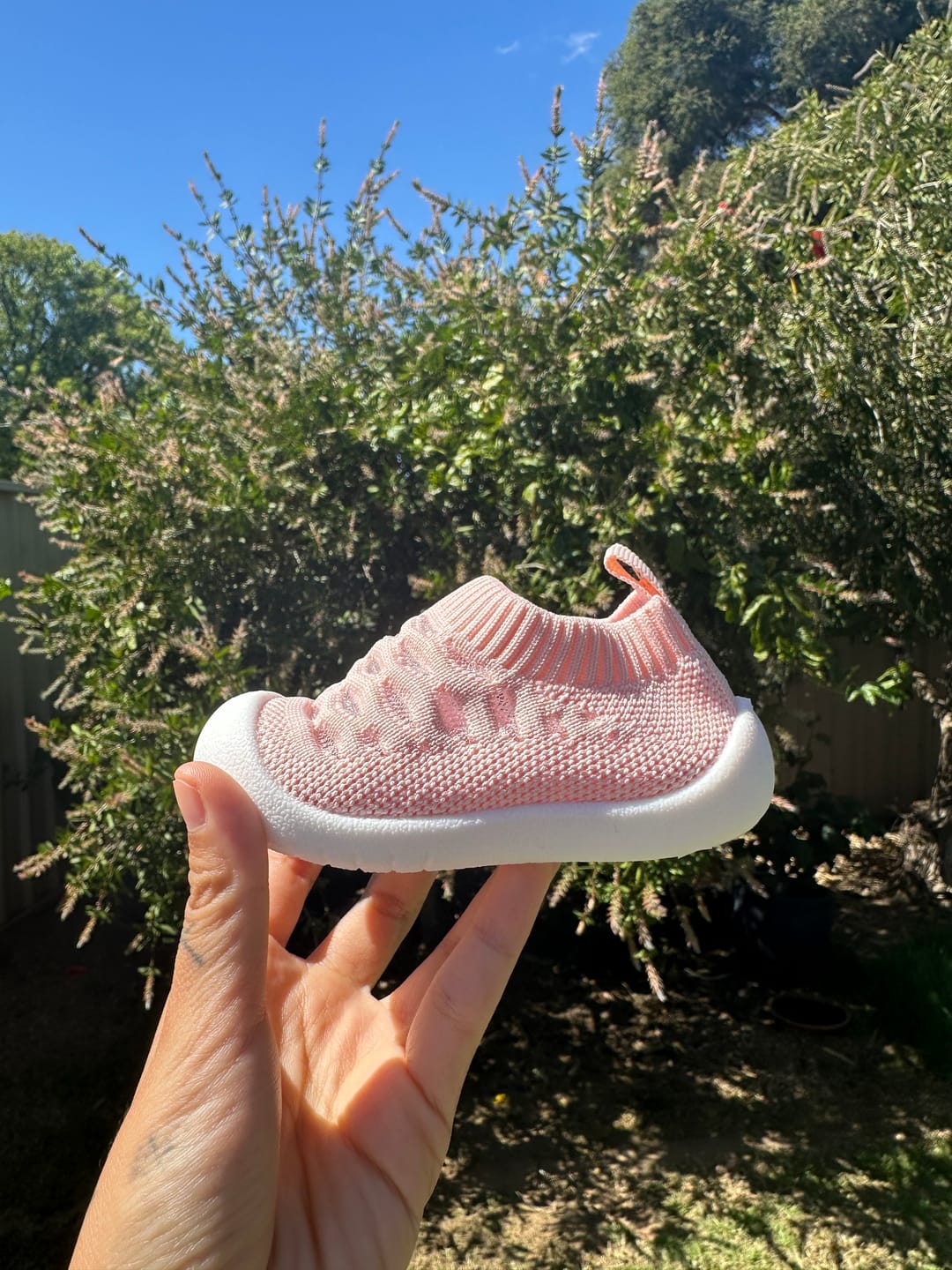 Customer photo review of Pink Breathable Mesh