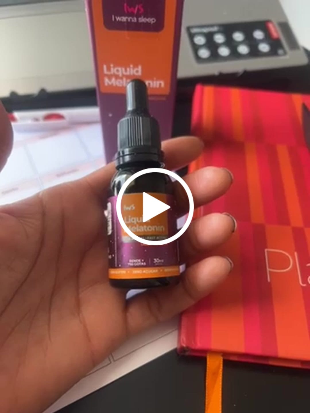 Customer video review of BRINDE | Melatonina Líquida IWS 30ml Maracujá