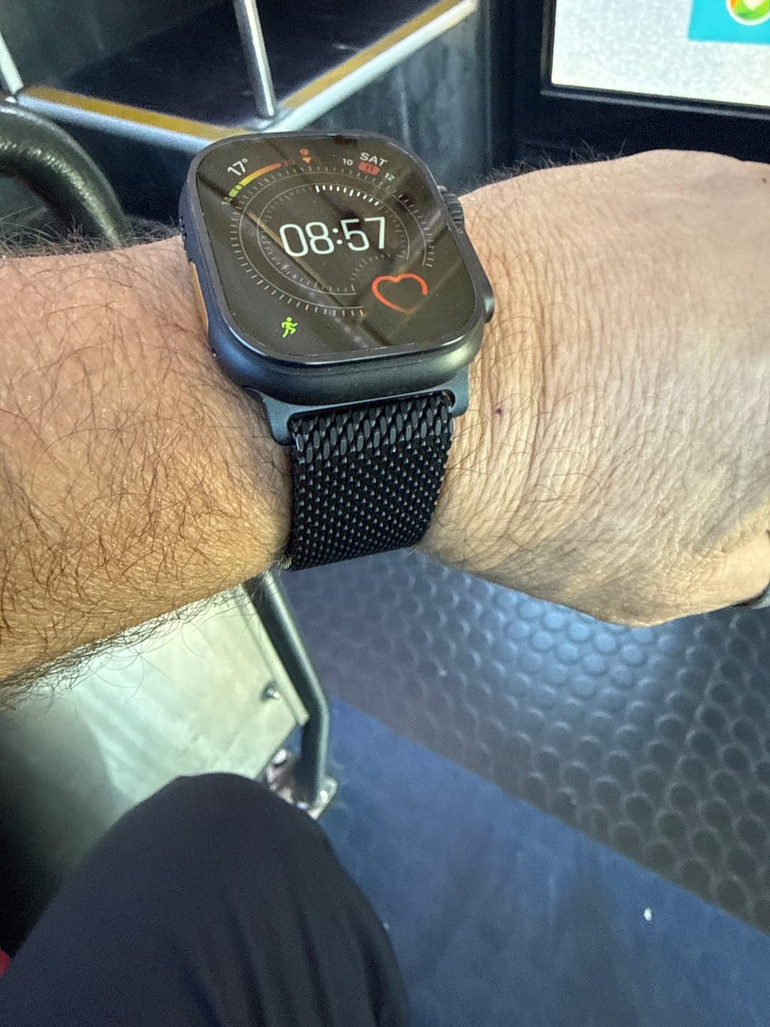 Customer photo review of Titanium Milanese Loop