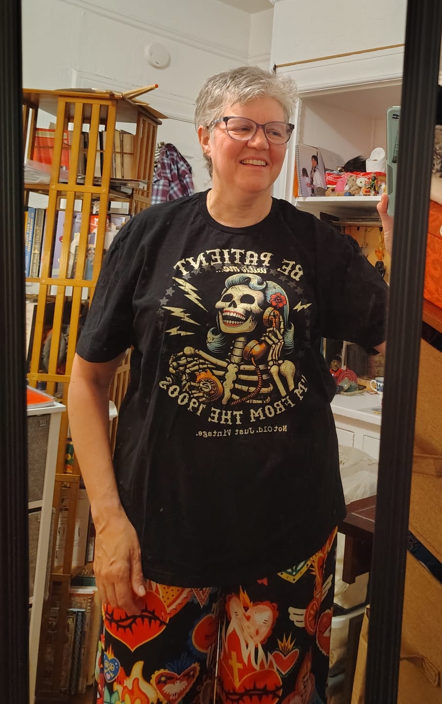 Customer photo review of Los Corazónes Wide-leg Joggers/Pijamas