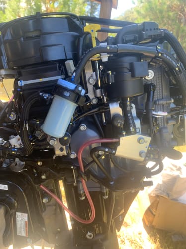 Customer photo review of Suzuki Outboard - 100 Hour- Compete Oil Change Kit - DF9.9T/9.9TH/9.9B/15/15A/20A
