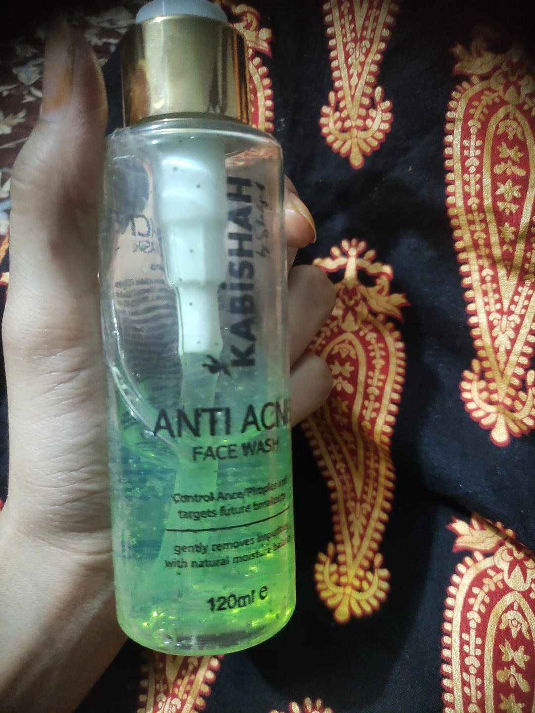 Customer photo review of ClearSkin Pro Anti Acne Face Wash