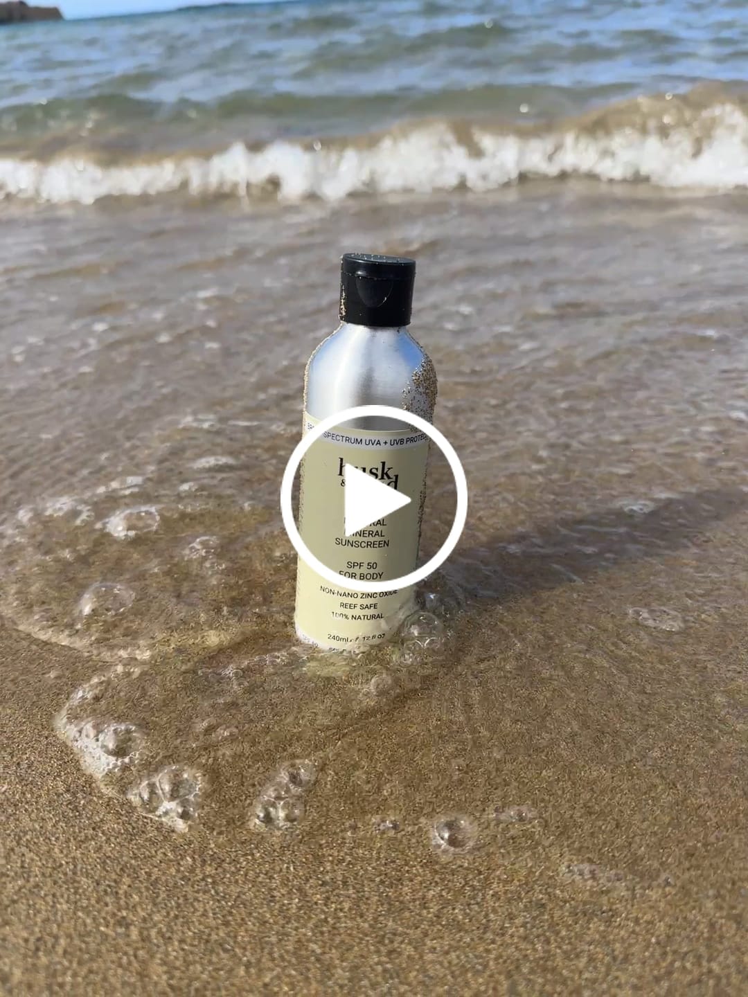 Customer video review of Natural Mineral Body Sunscreen SPF 50