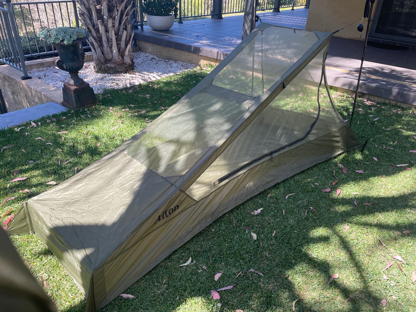 Customer photo review of Ultralight Bug Net Tent