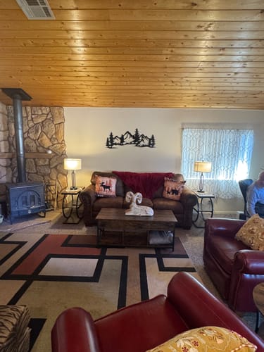 Customer photo review of Evergreen Peaks Wall Art