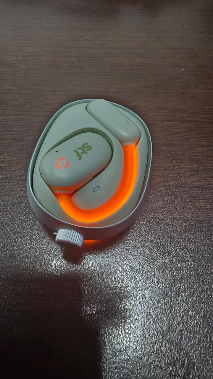 Customer photo review of Audífonos inalámbricos OWS Sport One Pro: 7hrs uso, protección IPX5