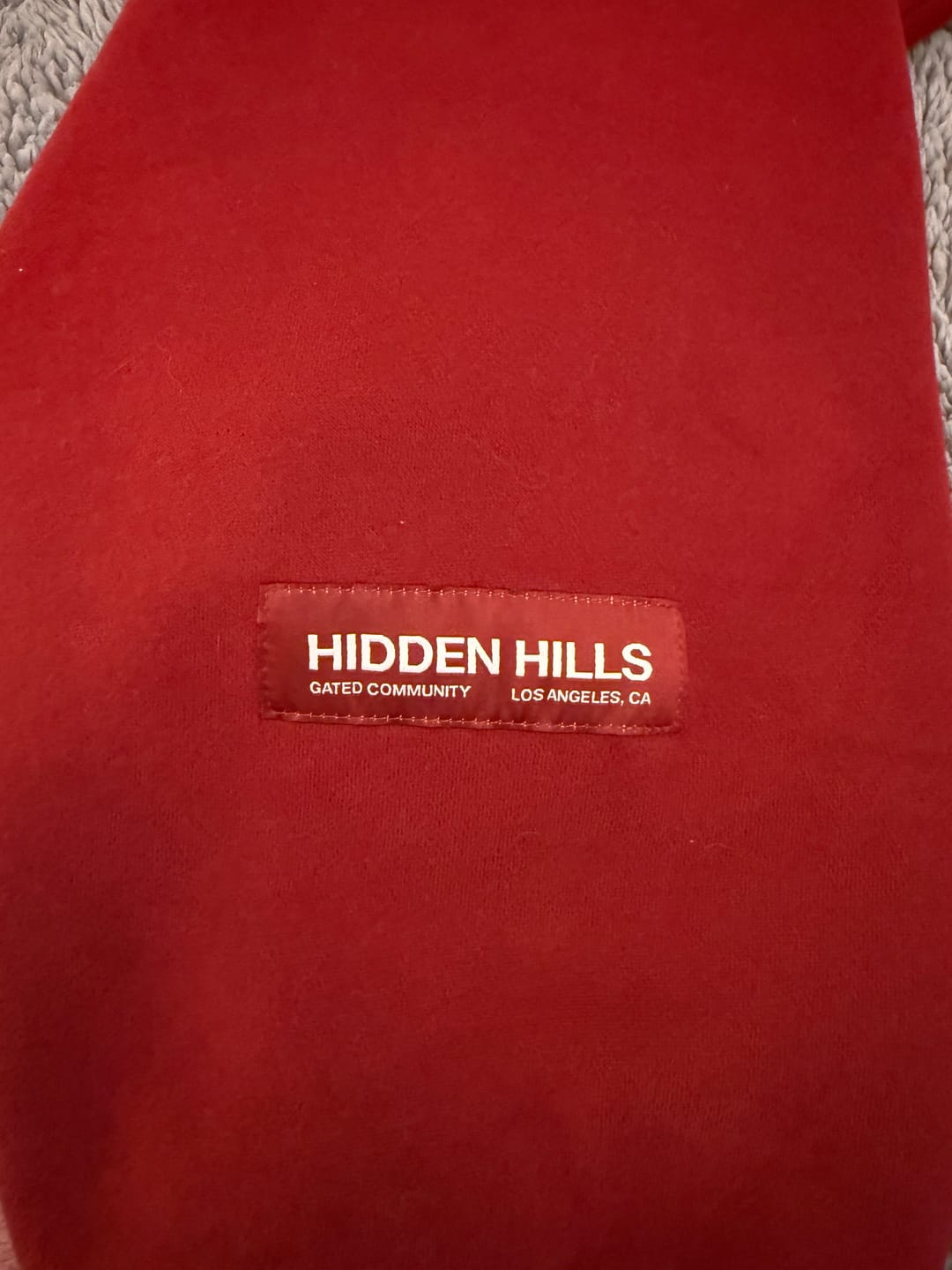 Kundenbewertung mit Foto von LABEL CUFFED SWEATPANTS BURGUNDY