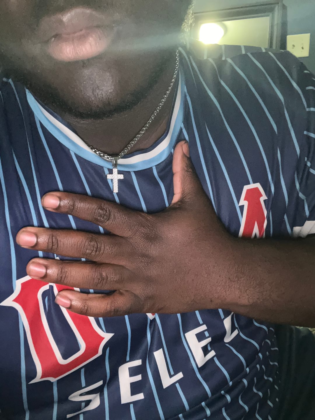 Customer photo review of ICED Cross (Silver)