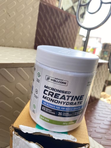 Customer photo review of Wellcore - Pure Micronised Creatine Monohydrate | Kiwi Kick (307g, 83 servings)