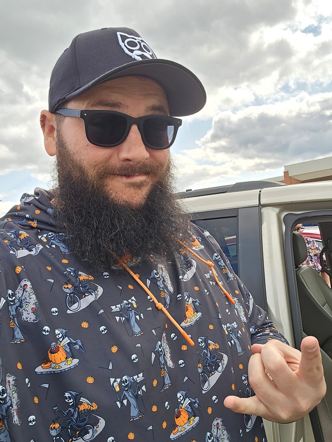 Customer photo review of Reaper's Delight – Performance Hoodie