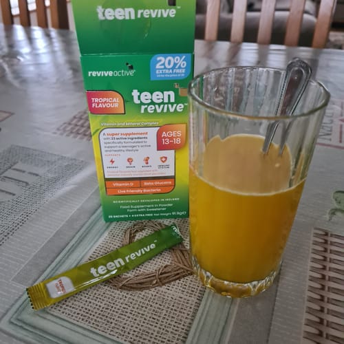 Customer photo review of Teen Revive Tropical Flavour 20% Extra Free