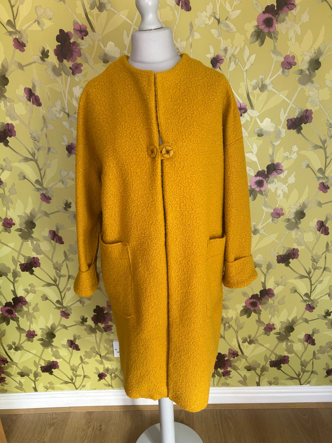 Customer photo review of Plain Boucle Fabric