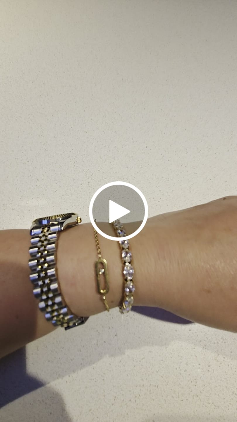 Customer video review of Asscher Cut Bracelet
