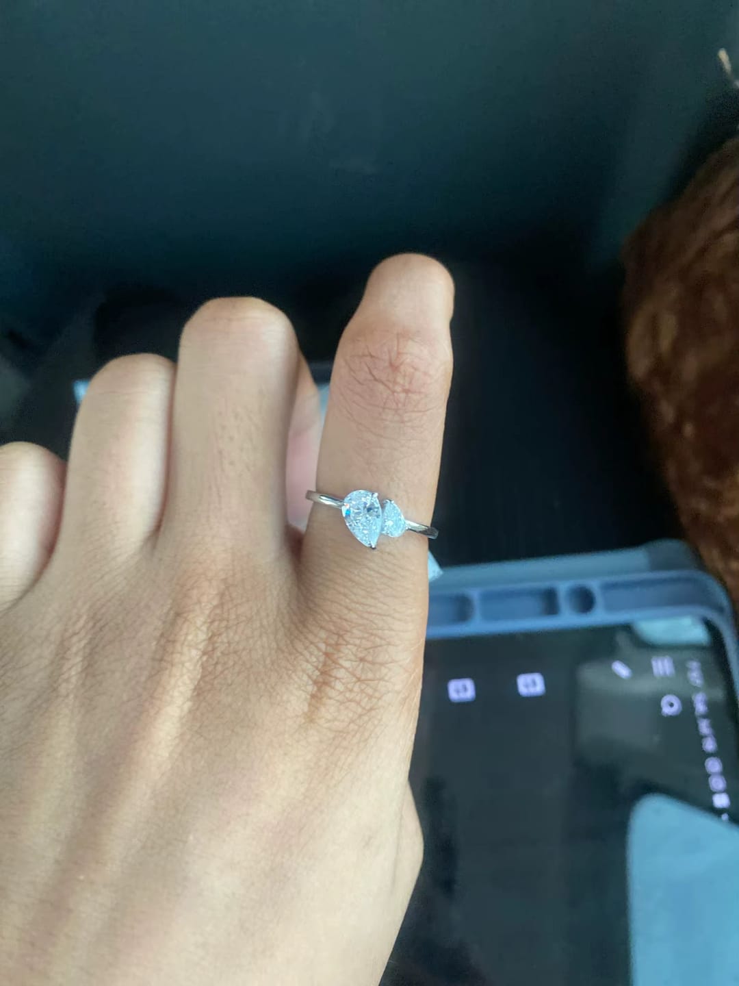 Customer photo review of Inaya Silver Ring