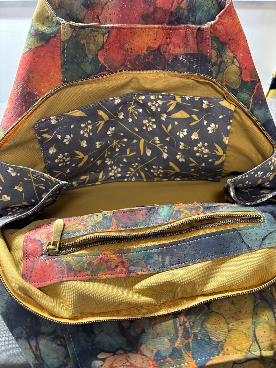 Customer photo review of Mustard Seed - Lightweight Water Resistant Canvas