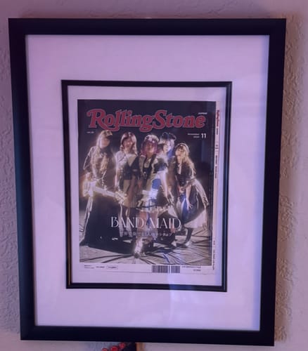 Customer photo review of BAND-MAID Rolling Stone Japan Magazine Special Edition Back Cover