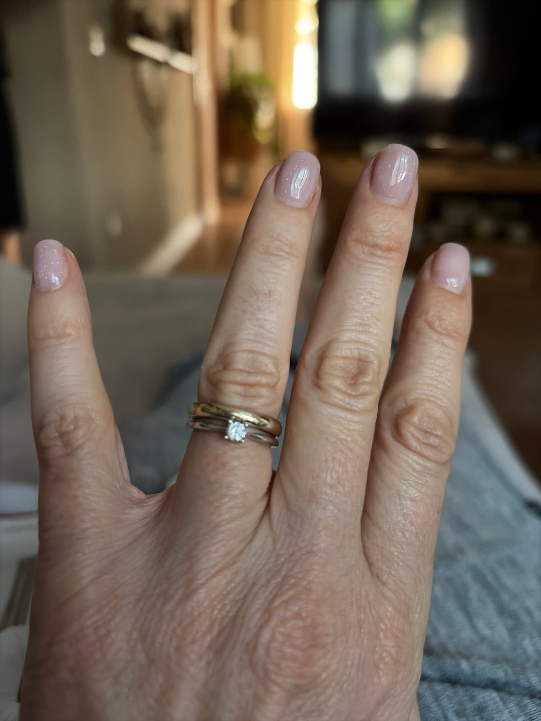 Customer photo review of Anillo Circonita Solitaria