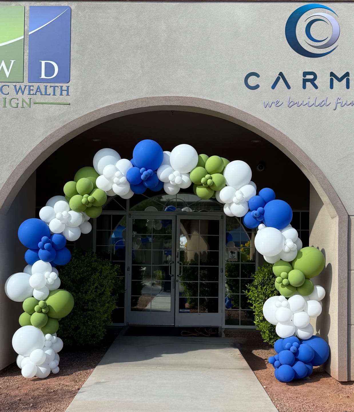 Customer photo review of 10x8ft Aluminum Alloy Tube Arch Balloon Flower Stand For Wedding Birthday Baby Shower