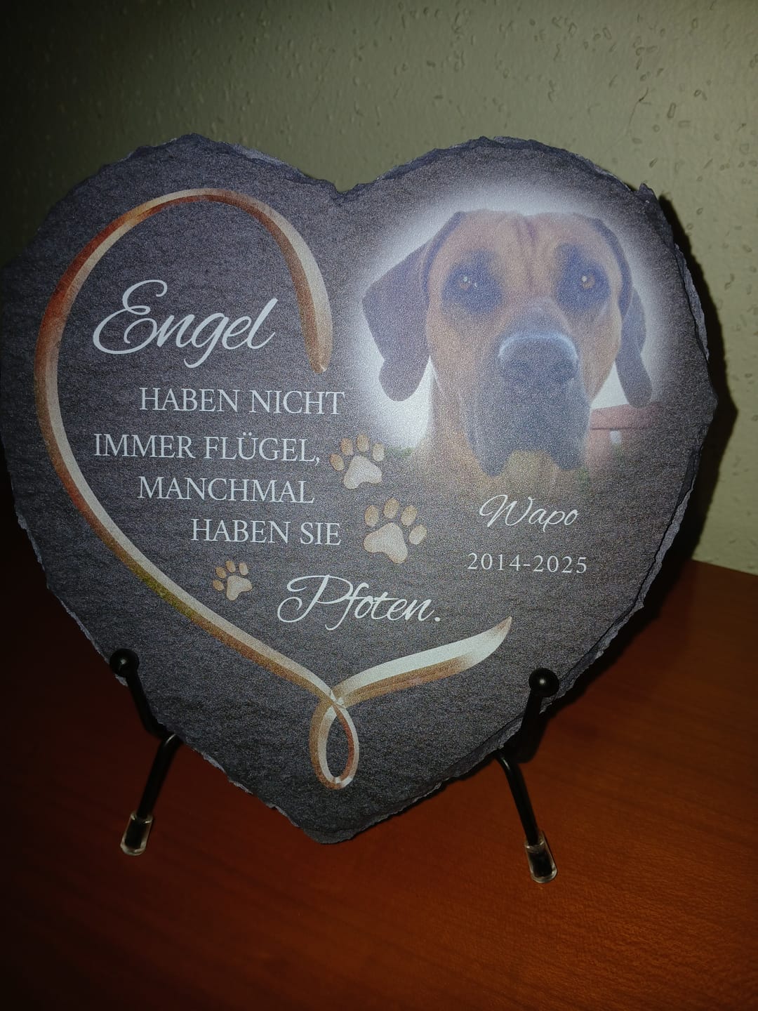 Customer photo review of Aufsteller