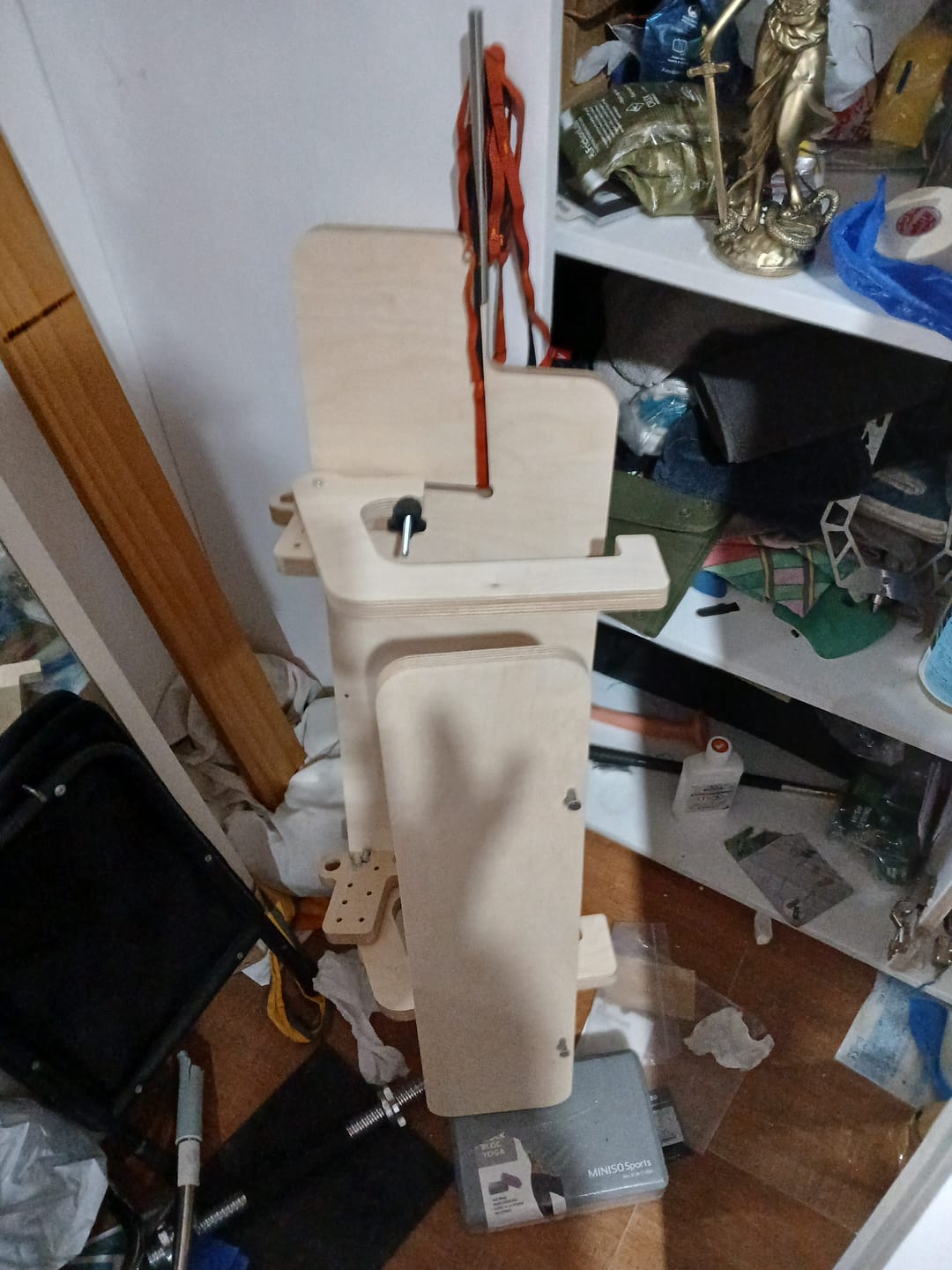 Customer photo review of Hangboard Doorway Mount