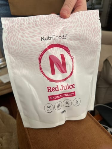 Customer photo review of Nutrifoodz® Red Juice