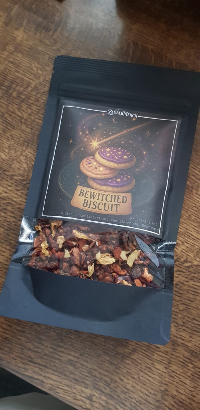 Customer photo review of Bewitched Biscuit – Früchtetee mit Vanille-Mandel-Geschmack | Limitierter Herbst Tee
