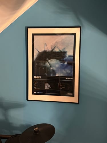 Customer photo review of Custom Album Cover Poster | Design 1
