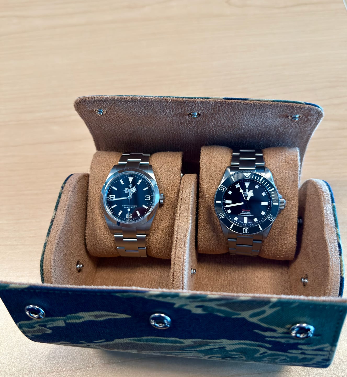 Customer photo review of W.O.E. Watch Tube - Tiger Stripe