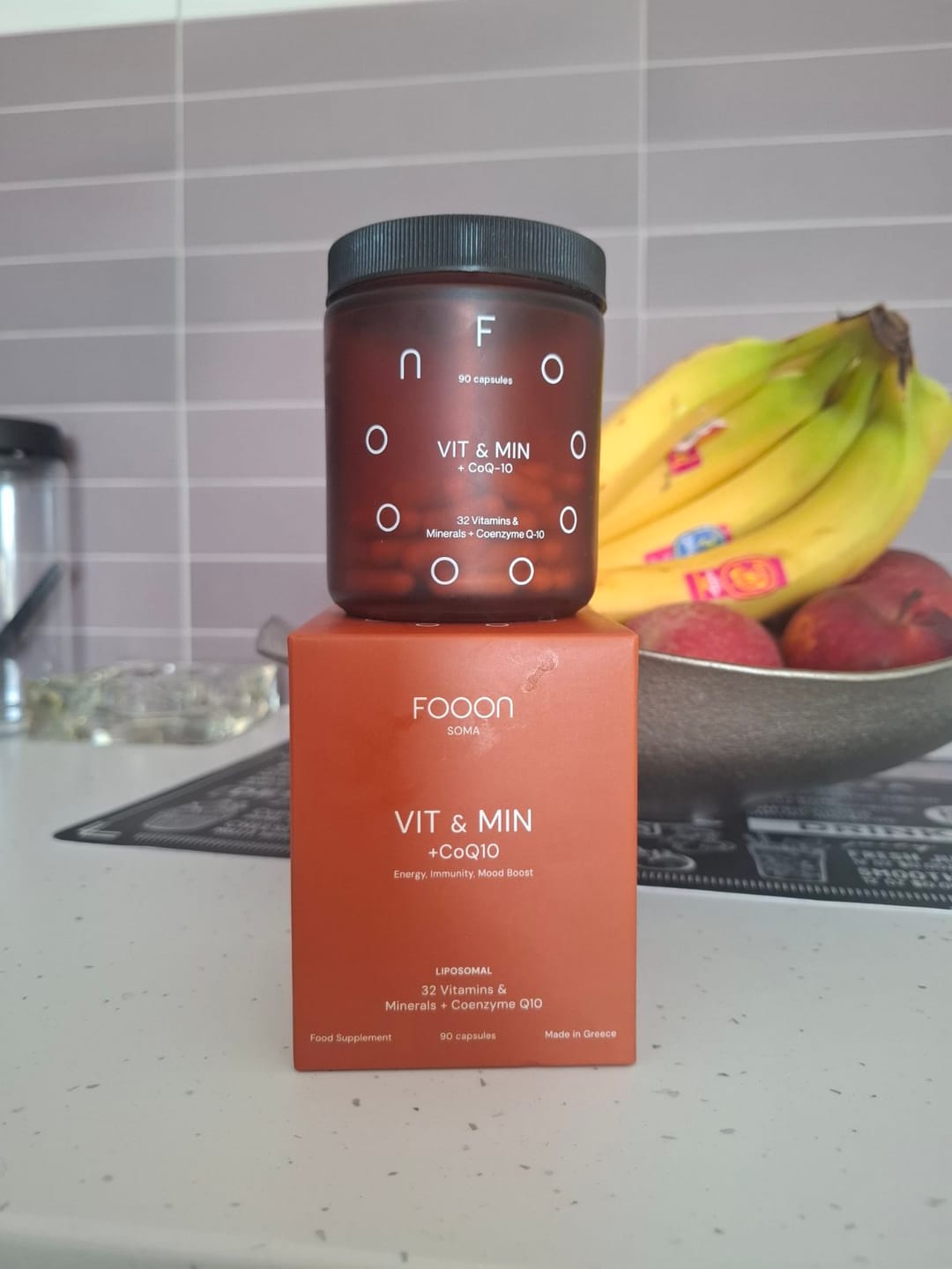Customer photo review of Βιταμίνες & Μέταλλα + Συνένζυμο Q10 -  FOOON