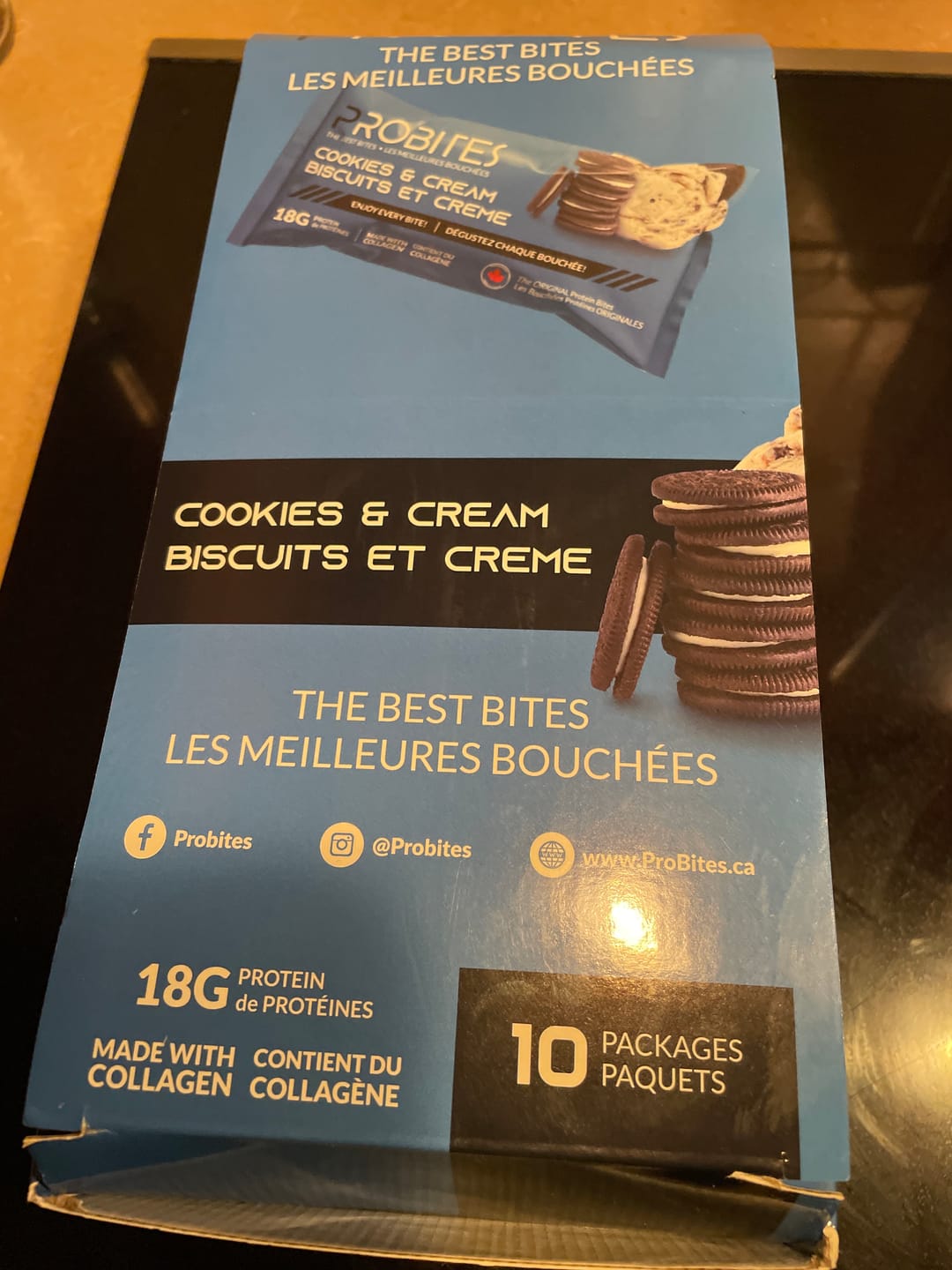 Customer photo review of Probites - Bouchées Protéinées - 100g