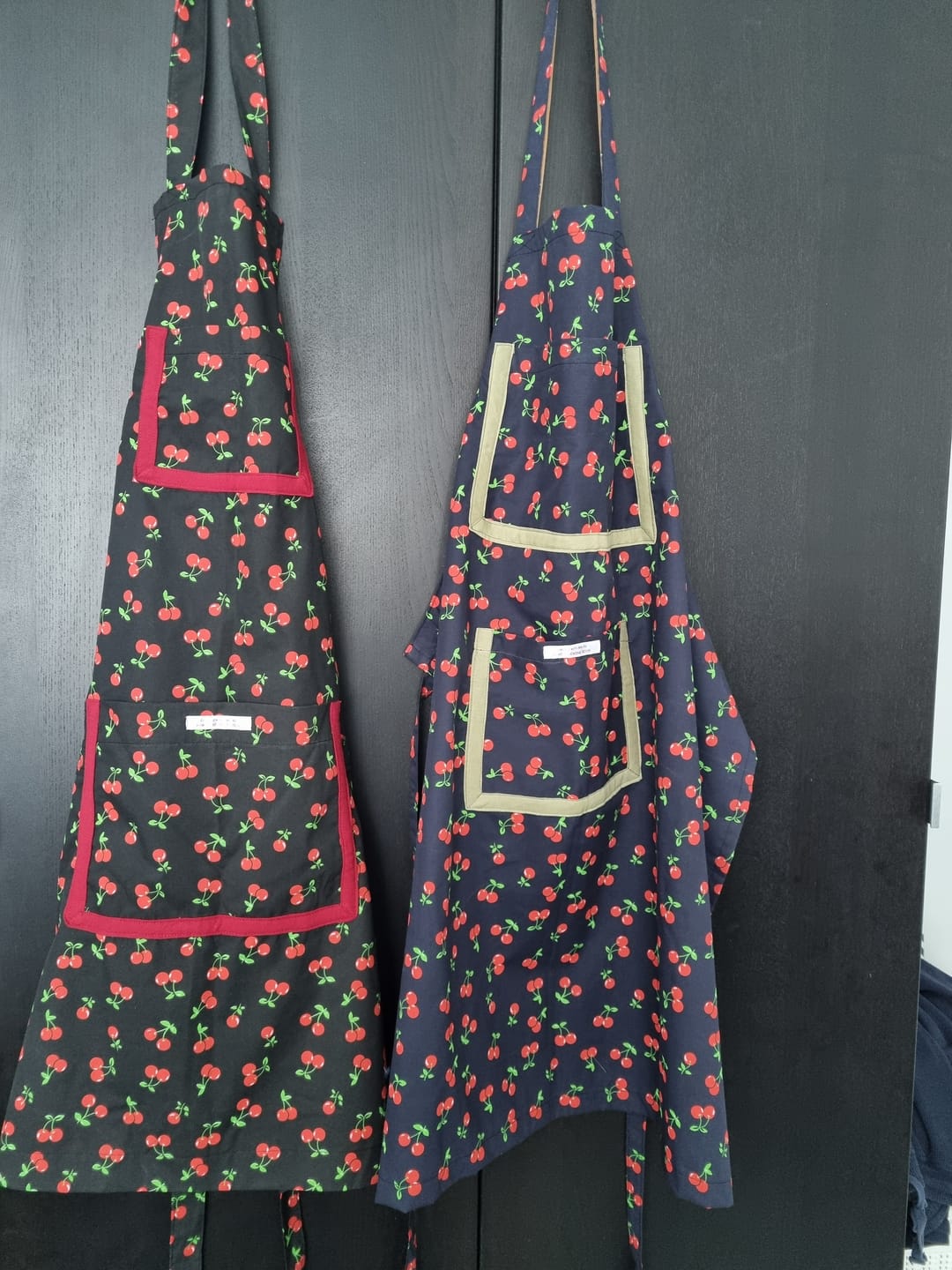 Customer photo review of Cherries and Leaves Polycotton Fabric