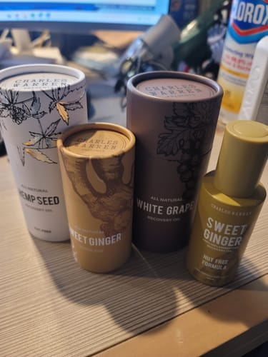 Customer photo review of Sweet Ginger Vapor Rub