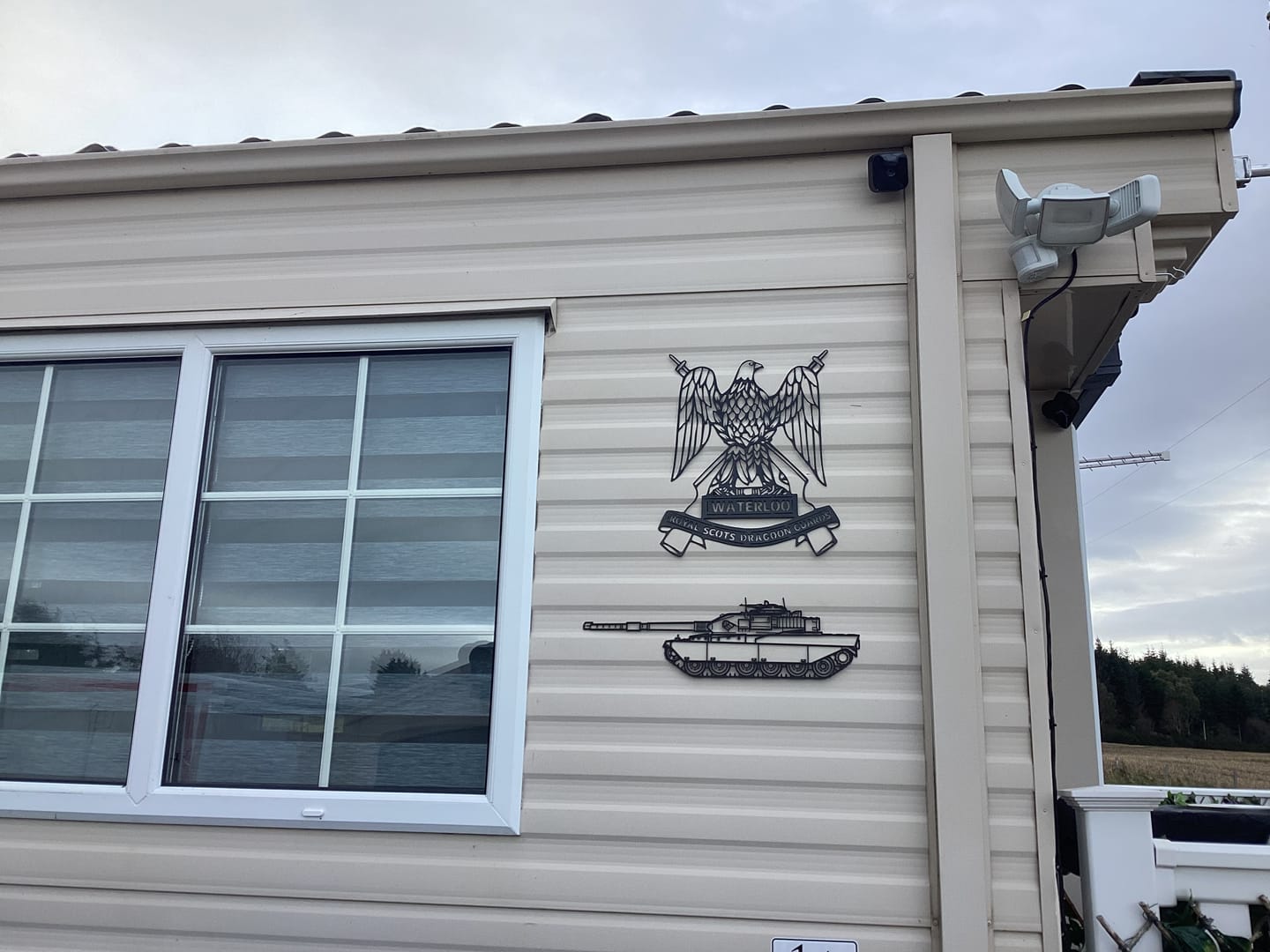 Customer photo review of Your Custom Military Equipment Silhouette Metal Wall Art