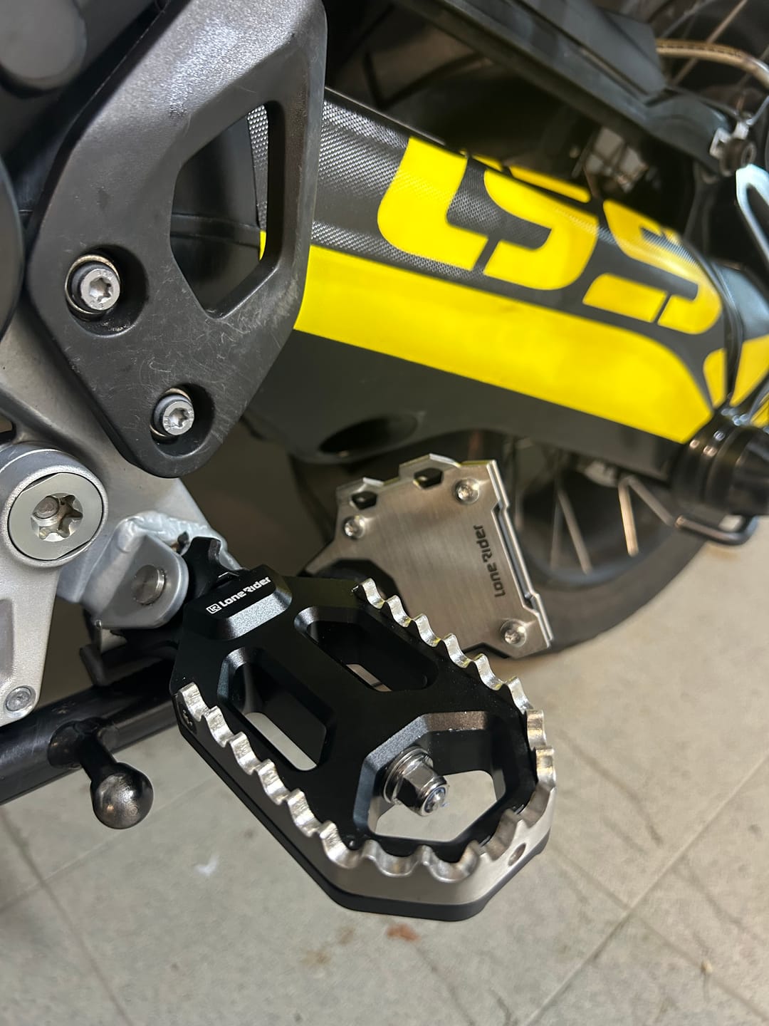 Customer photo review of Side Stand Foot Extension BMW R1200/1250GS/Adventure