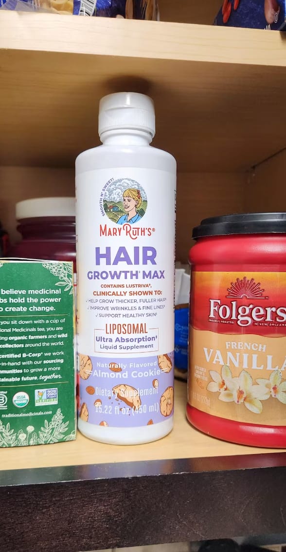 Customer photo review of Hair Growth Max Liposomal