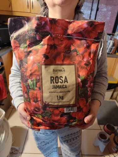 Customer photo review of Rosa Jamaica - Hibisco / Flor ⁽ᵃˡᵗᵃ ᶜᵃˡⁱᵈᵃᵈ⁾
