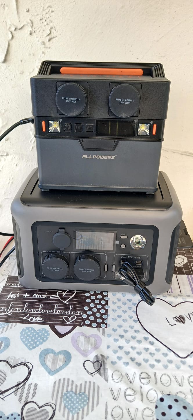 Customer photo review of ALLPOWERS R600 Tragbare Powerstation  | 600W 299Wh