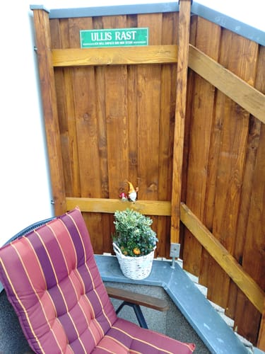 Customer photo review of Vintage Straßenschild mit Wunschtext – Gartenschild