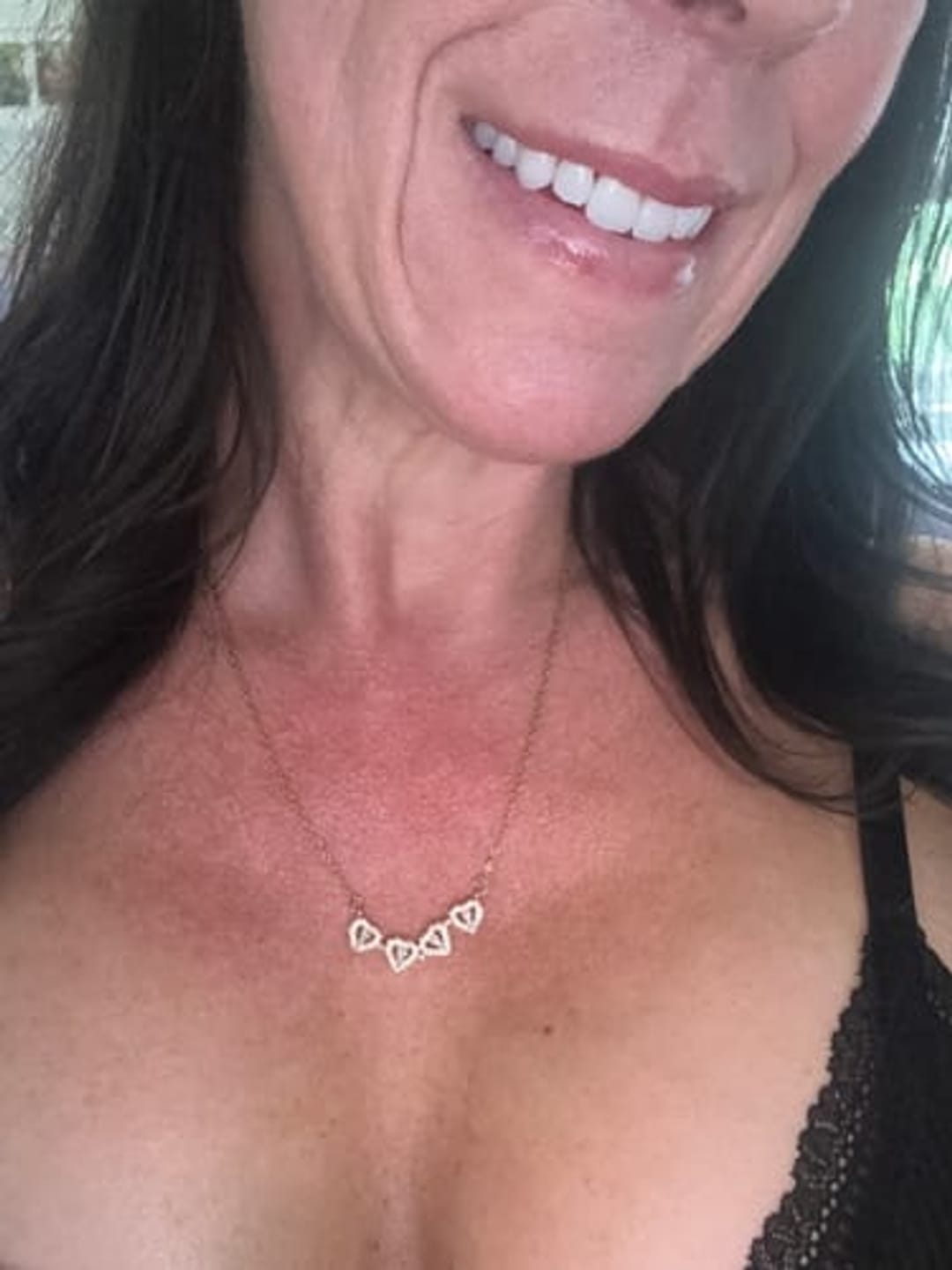 Customer photo review of Clover Necklace