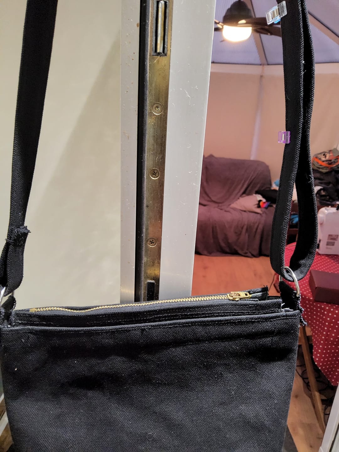 Customer photo review of Extra Heavyweight Cotton Canvas Fabric
