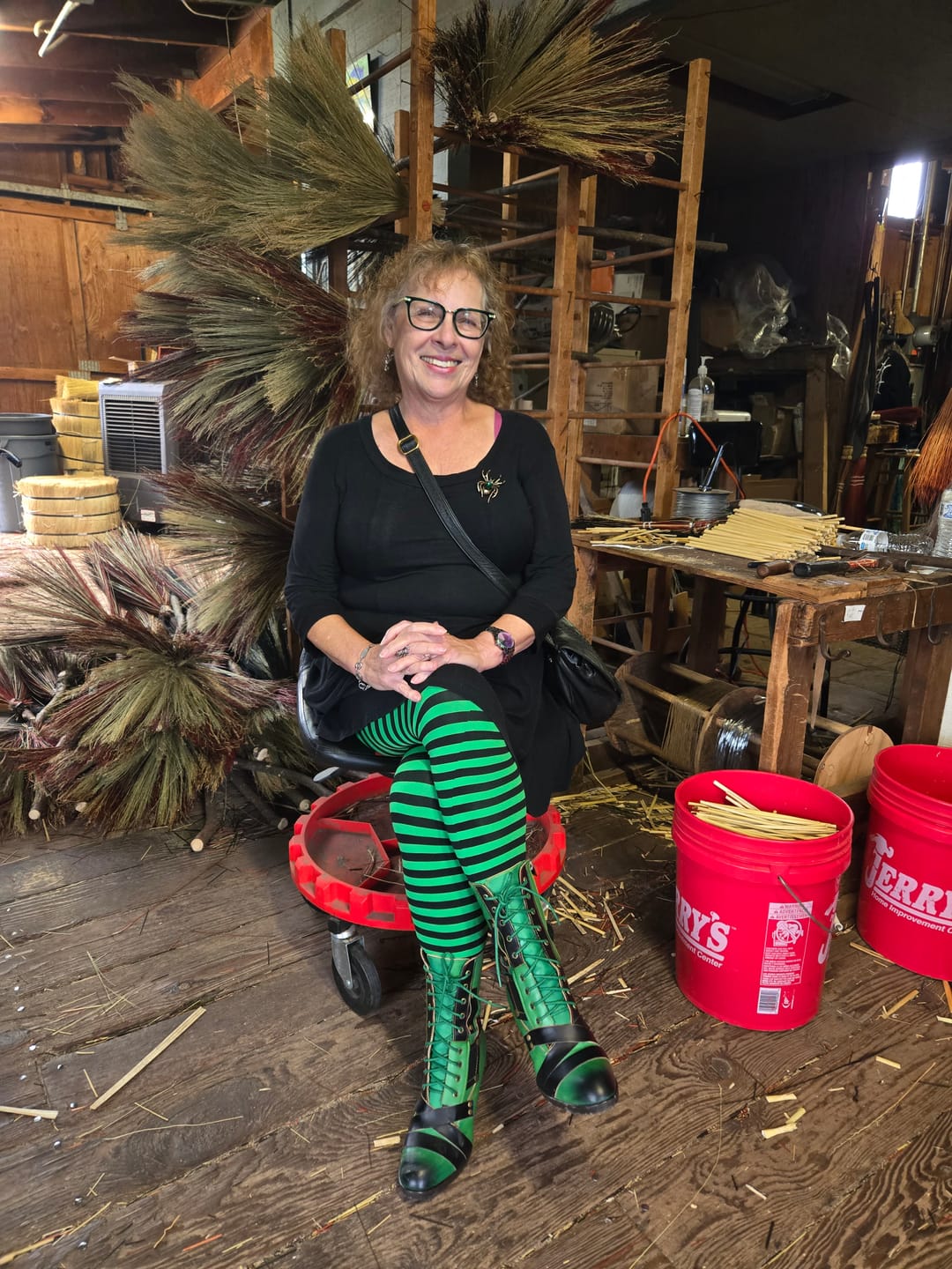 Customer photo review of Vintage Comfortable Genuine Leather Boots