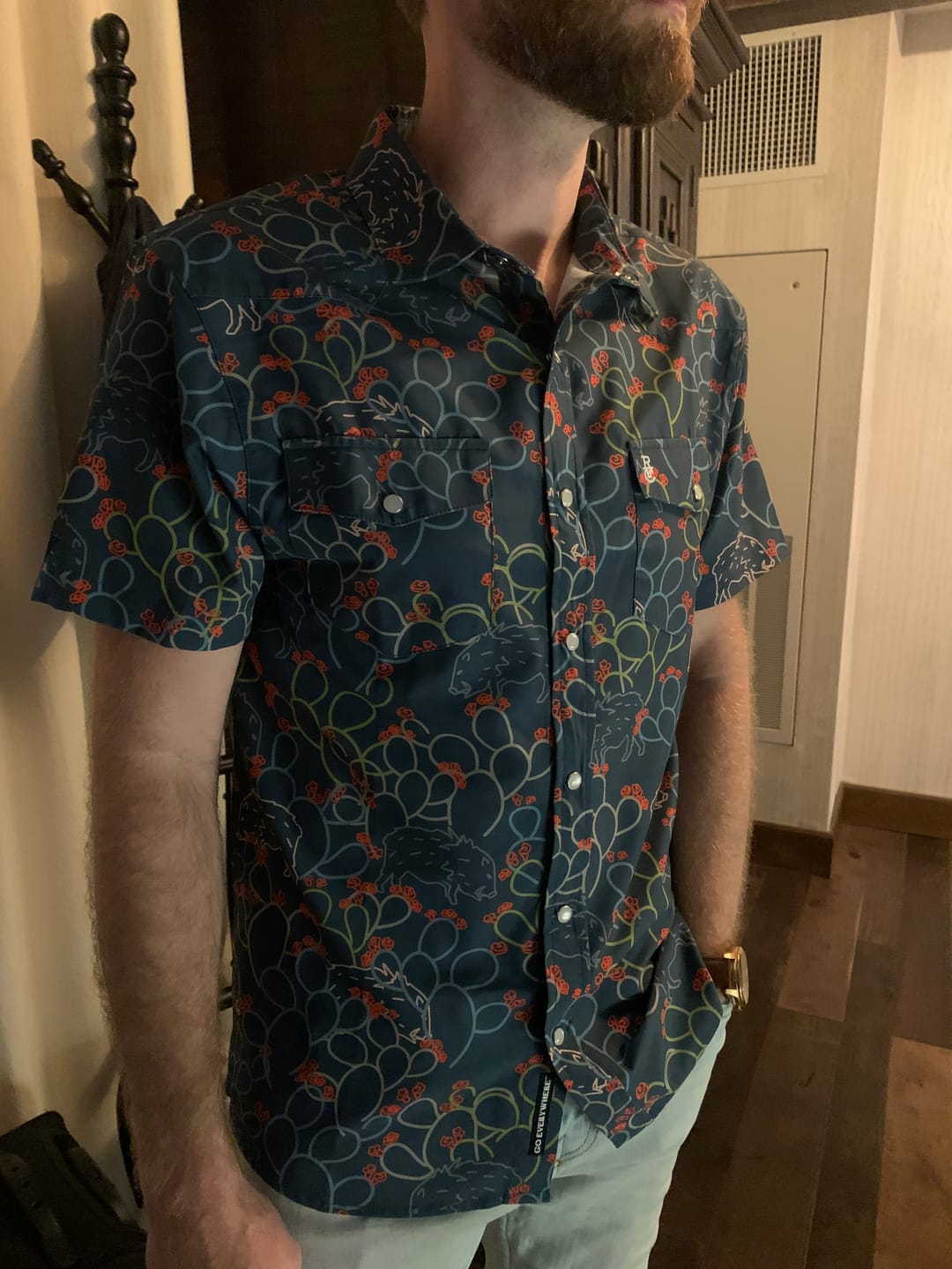 Customer photo review of Javelina Paradise Pearl Snap