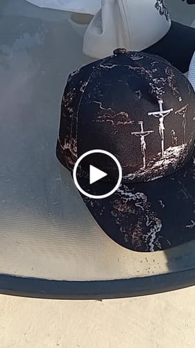Customer video review of Cross Camo Cap