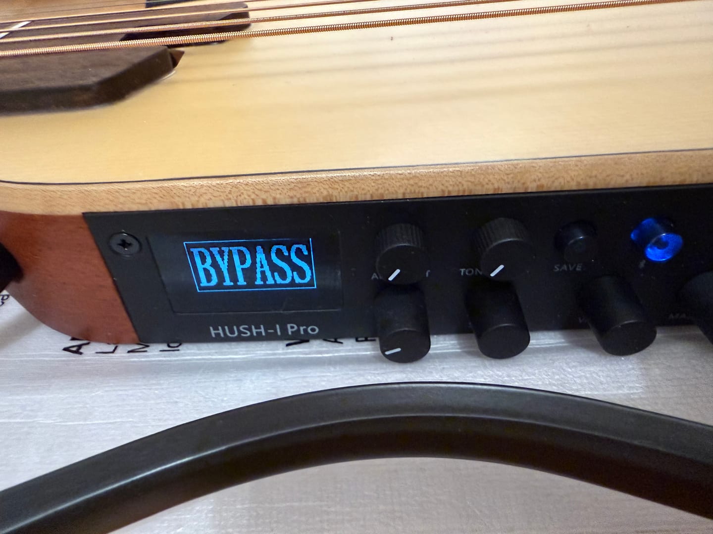 Customer photo review of Donner HUSH™ I PRO Electro-Acoustique Guitare Voyageuse