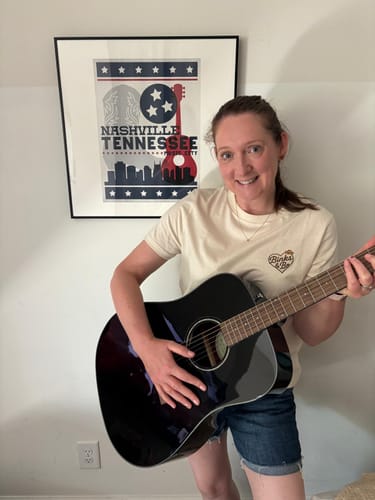 Customer photo review of Binks & Bo Heart Ladies Fit Tee