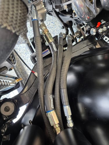 Customer photo review of Heater Hose Skin Kit -Carbon Fiber/Kevlar