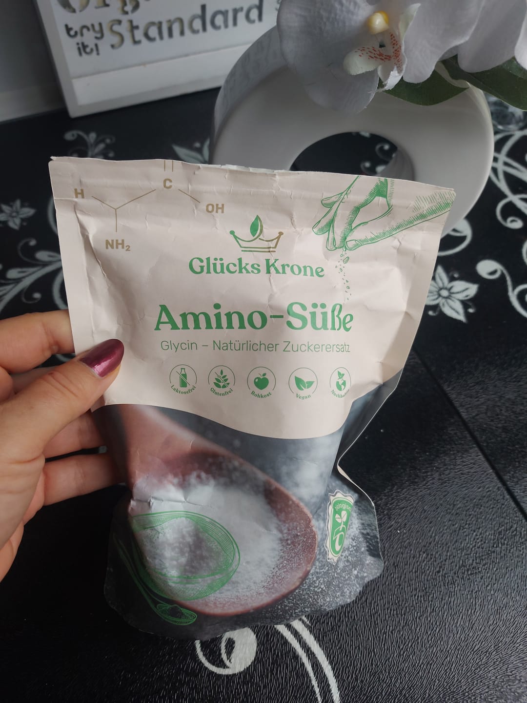 Customer photo review of Amino-Süße (L-Glycin) - 250g