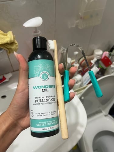 Customer photo review of Wonders Kit - ערכת משיכת שמן לבריאות הפה